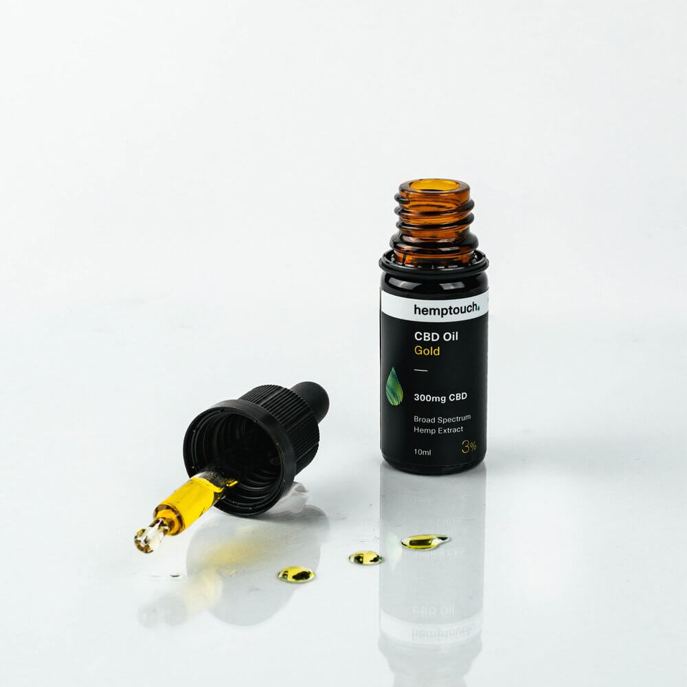 CBD Oil Gold 300 mg CBD 10 ml (3 %) | Hemptouch