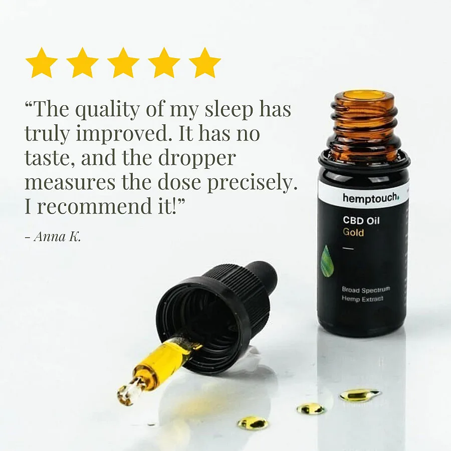 CBD Oil Gold 500 mg CBD 10 ml (5%)
