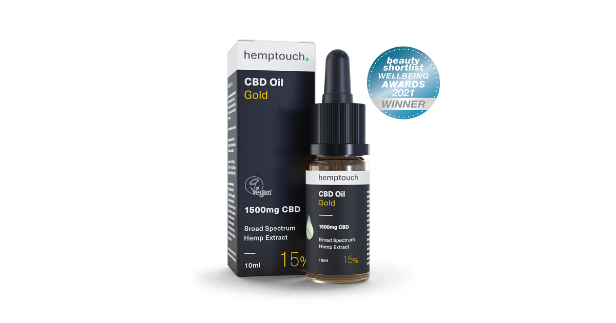 CBD Oil Gold 1500 mg CBD 10 ml (15%) | Hemptouch