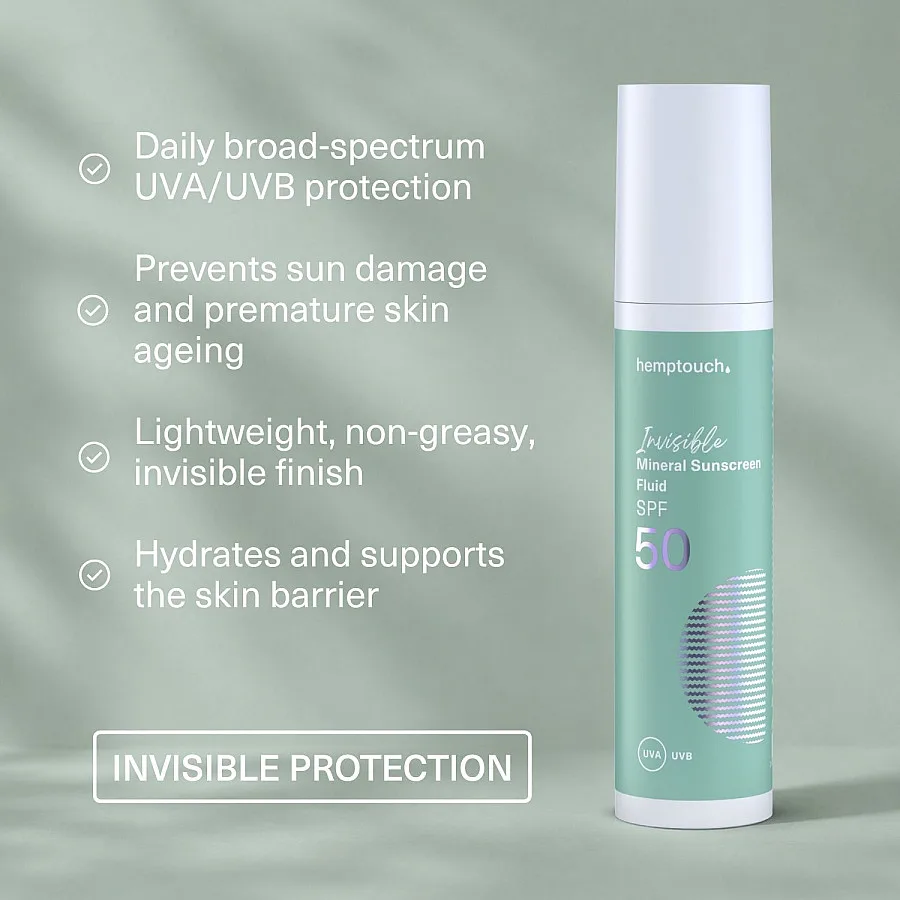 Invisible Mineral Sunscreen Fluid SPF 50, 50 ml