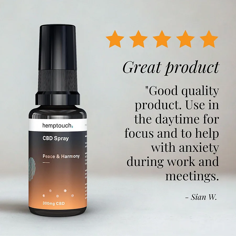 CBD Spray Peace & Harmony 300 mg CBD 20 ml (1.5%)
